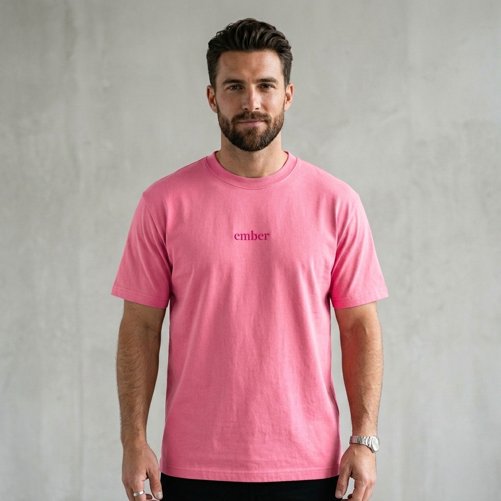 Pink Plain Tee